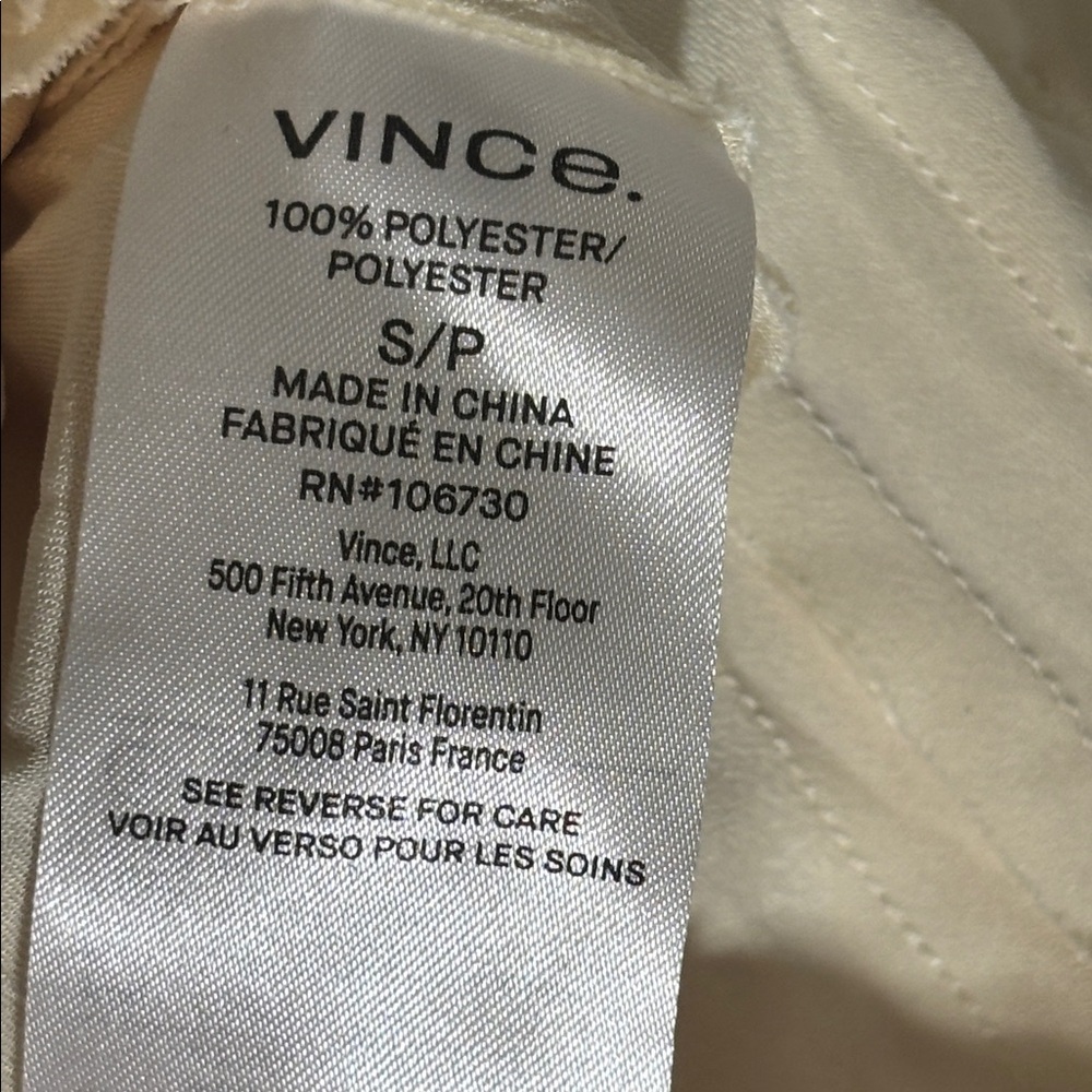 Vince Crushed Satin Bias Strip Tank - Picture 11 of 17